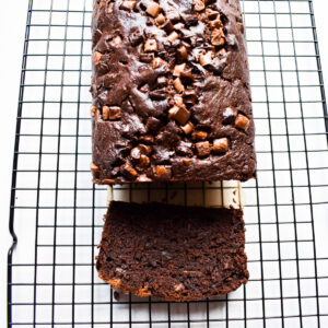 Double Chocolate Banana Loaf Cake