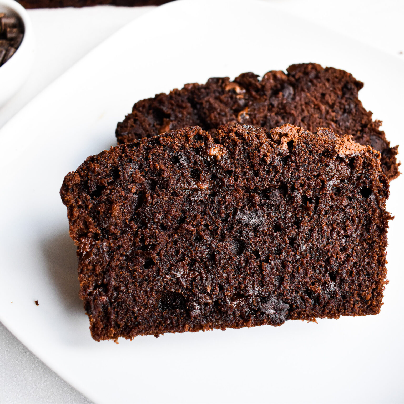 Double Chocolate Banana Loaf Cake Andrea's Dainty Kitchen