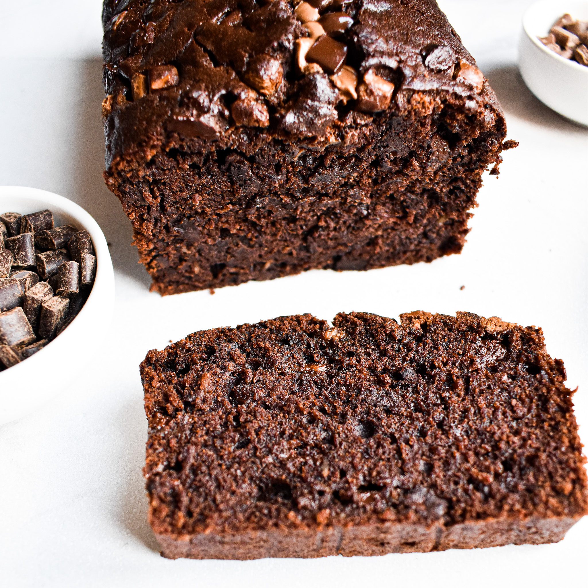 Double Chocolate Banana Loaf Cake