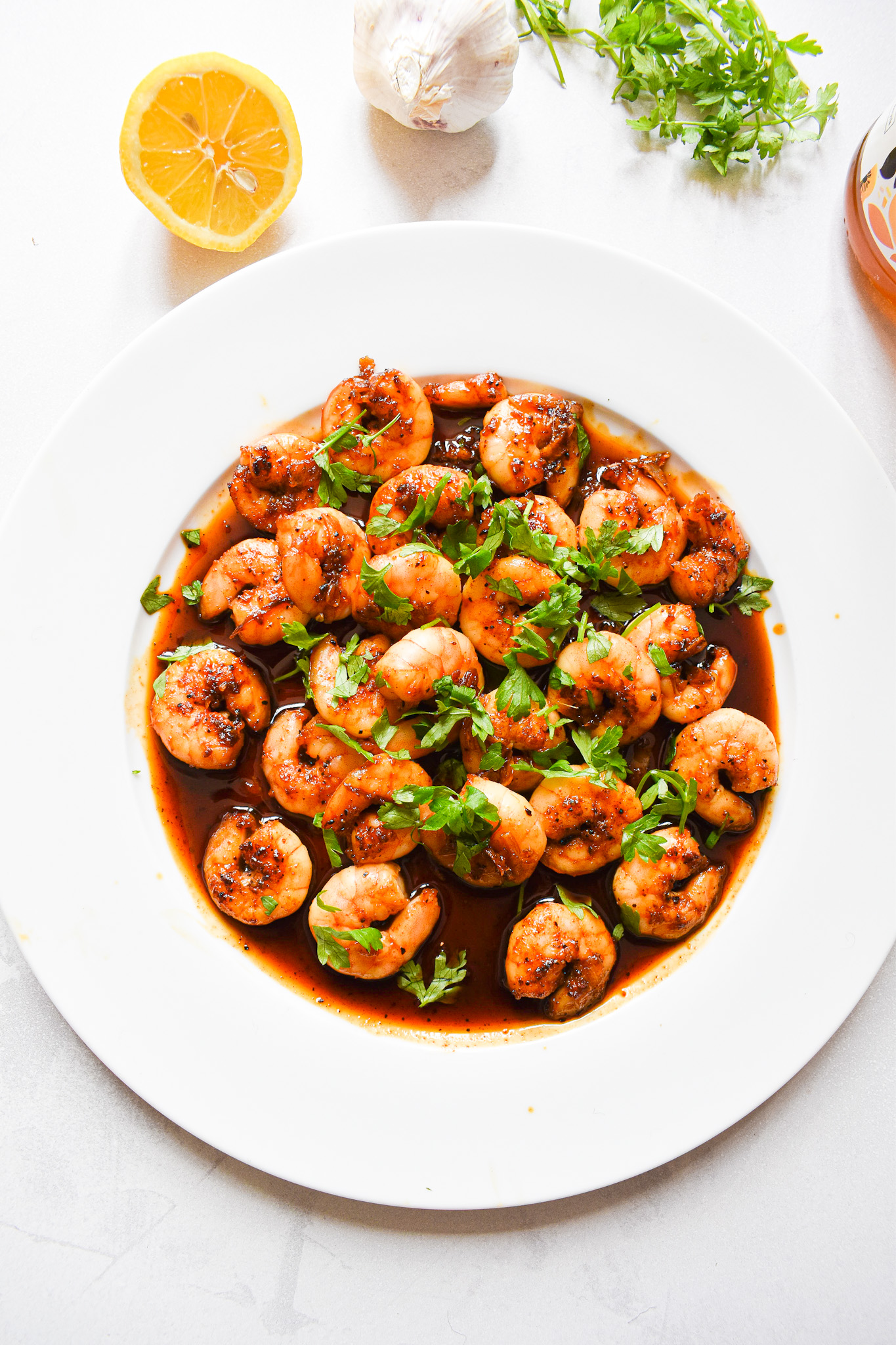 Honey Garlic Prawns