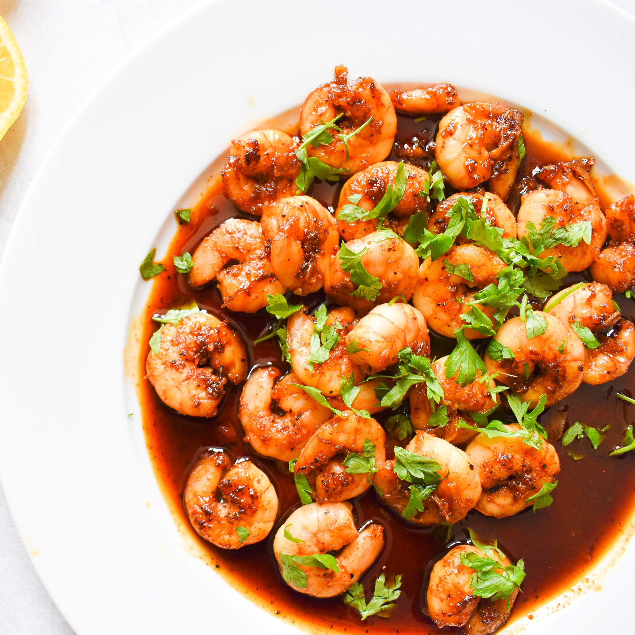 Honey Garlic Prawns