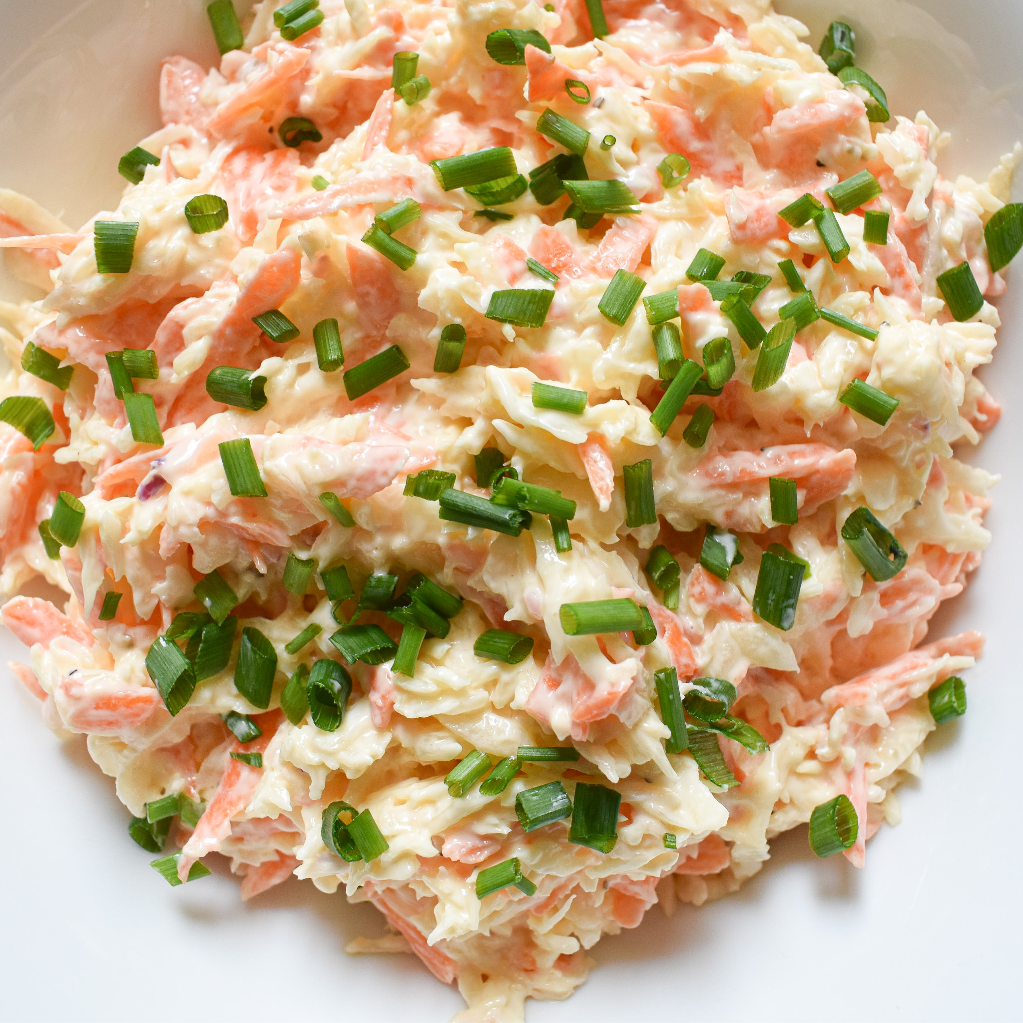Reduced calorie coleslaw