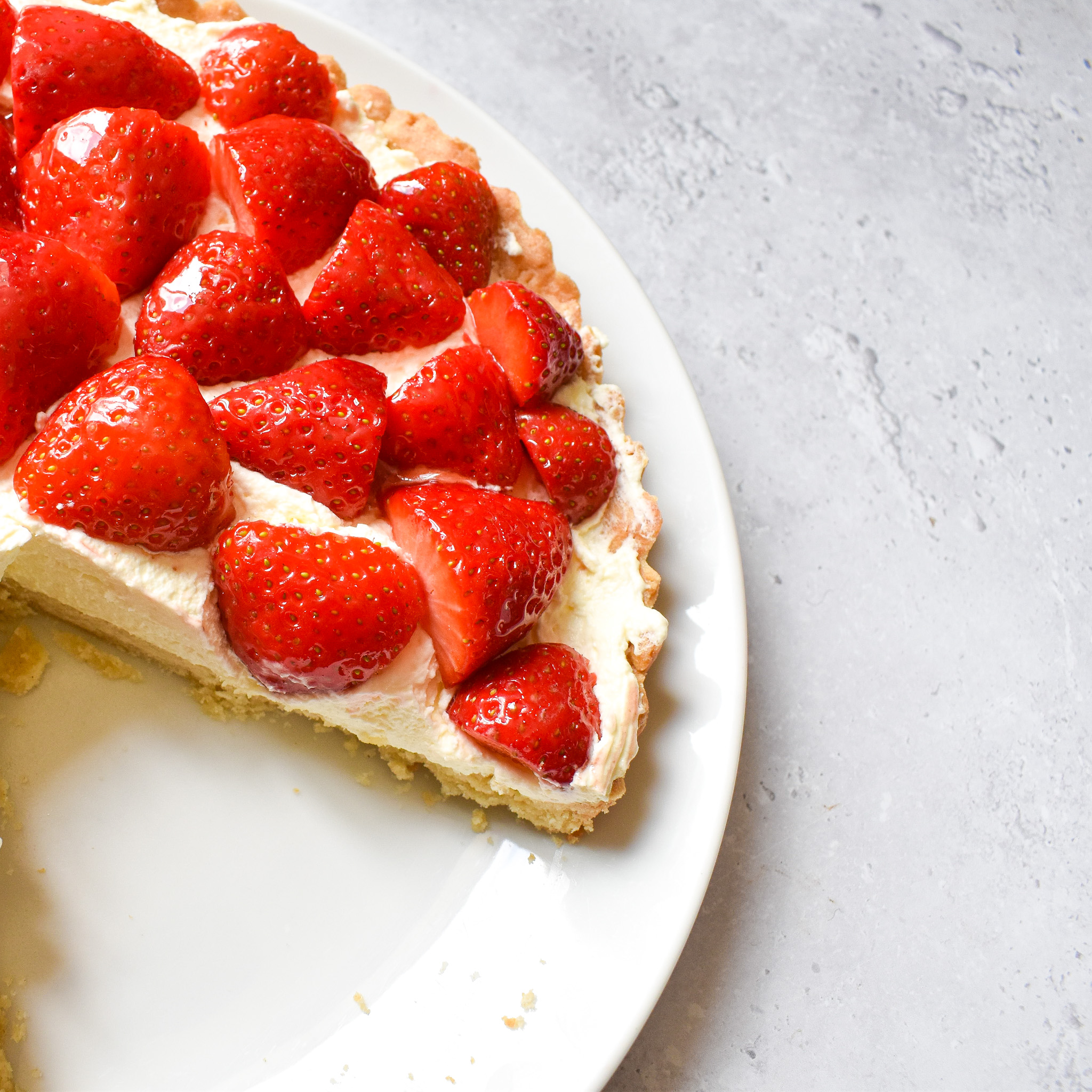 Strawberry Cream Tart