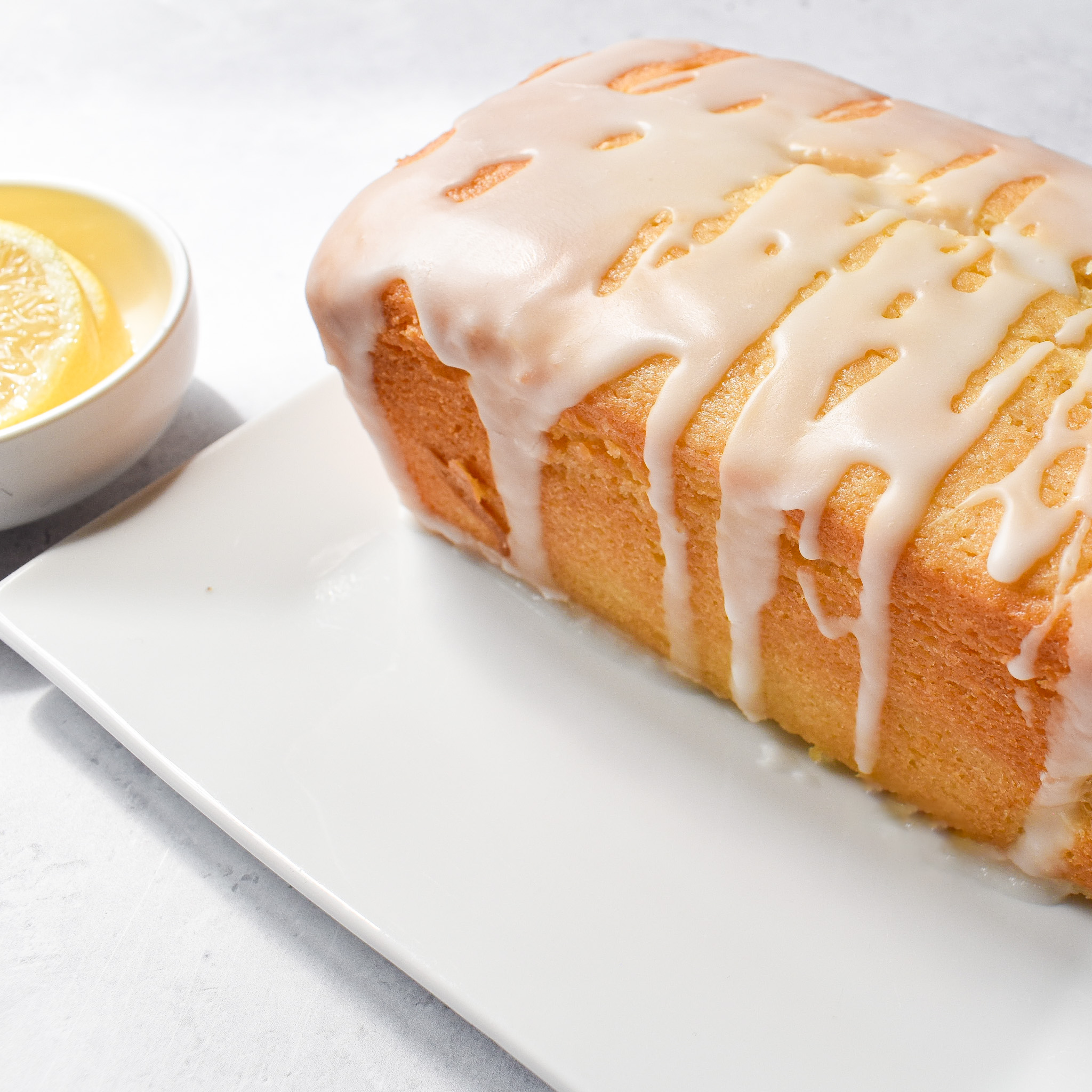 Lemon drizzle 1lb tin loaf cake