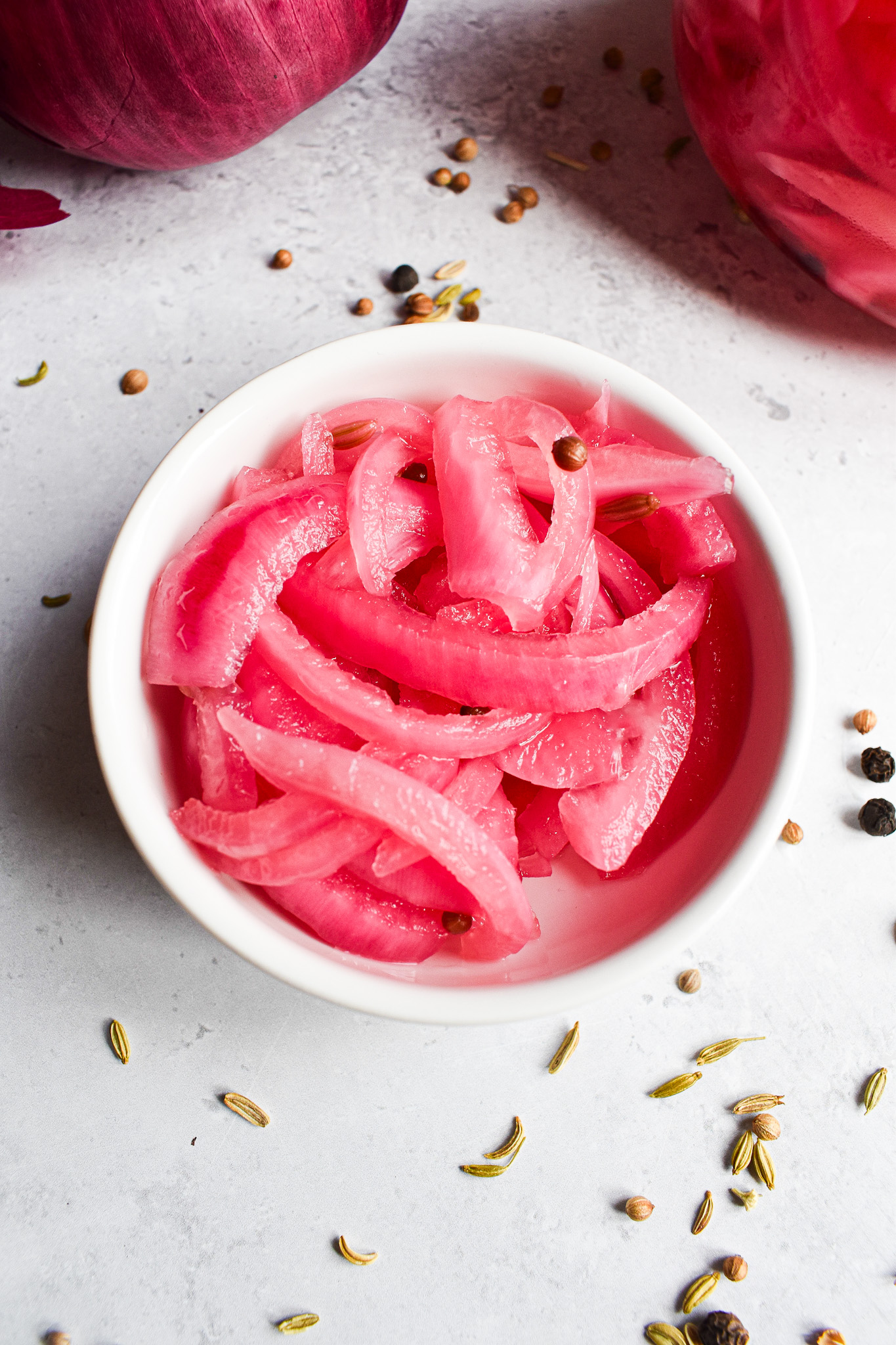 pickled red onion