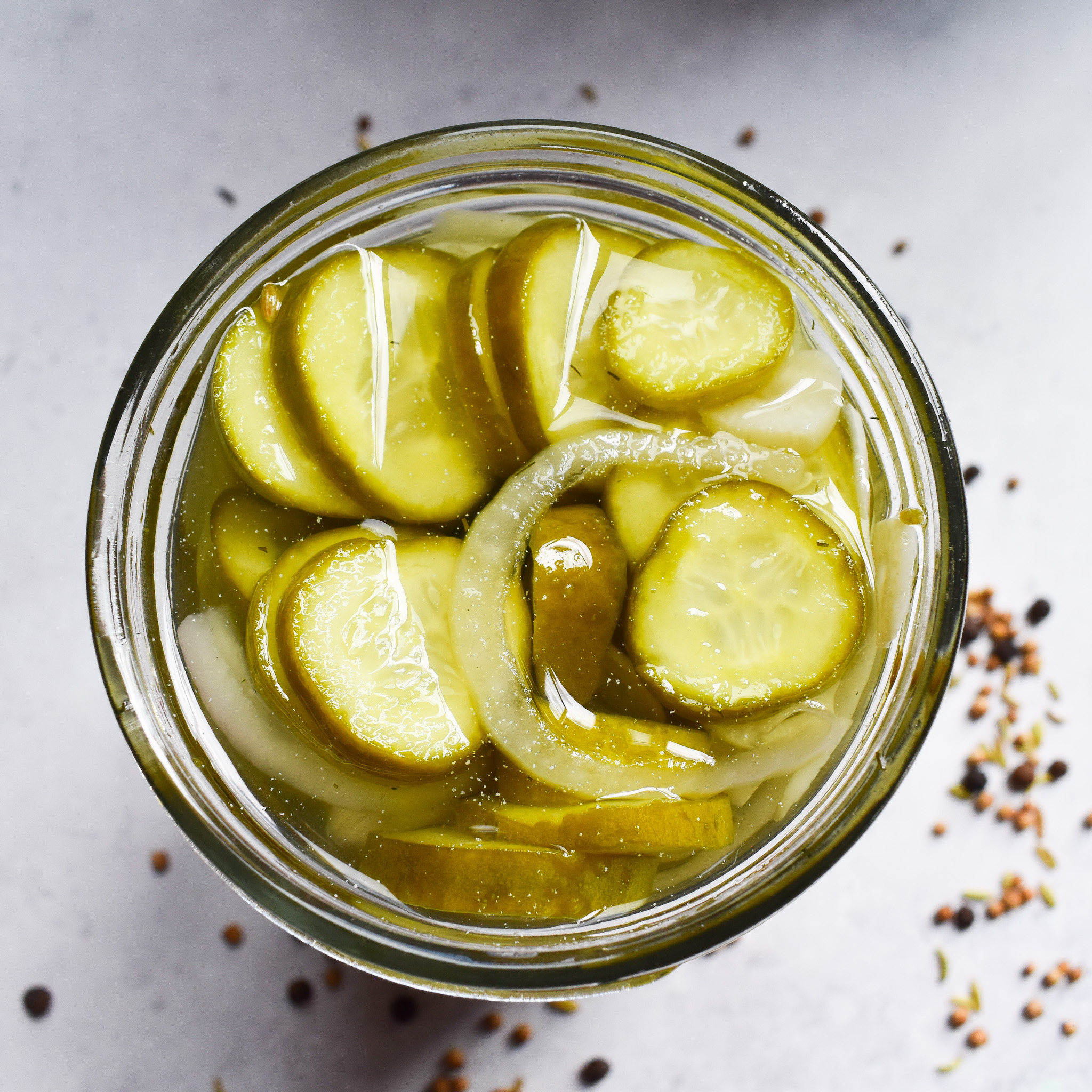 Pickled Cucumber Slices