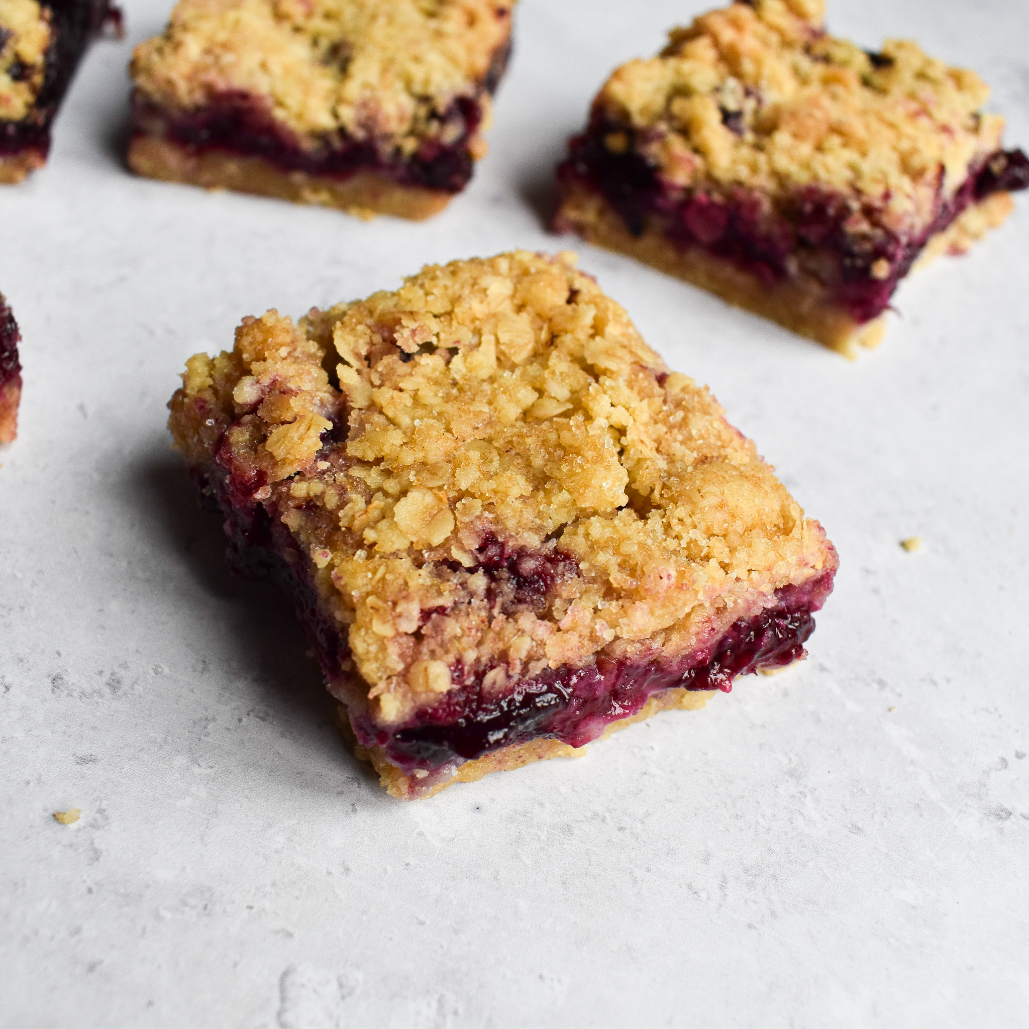 blueberry oat bars