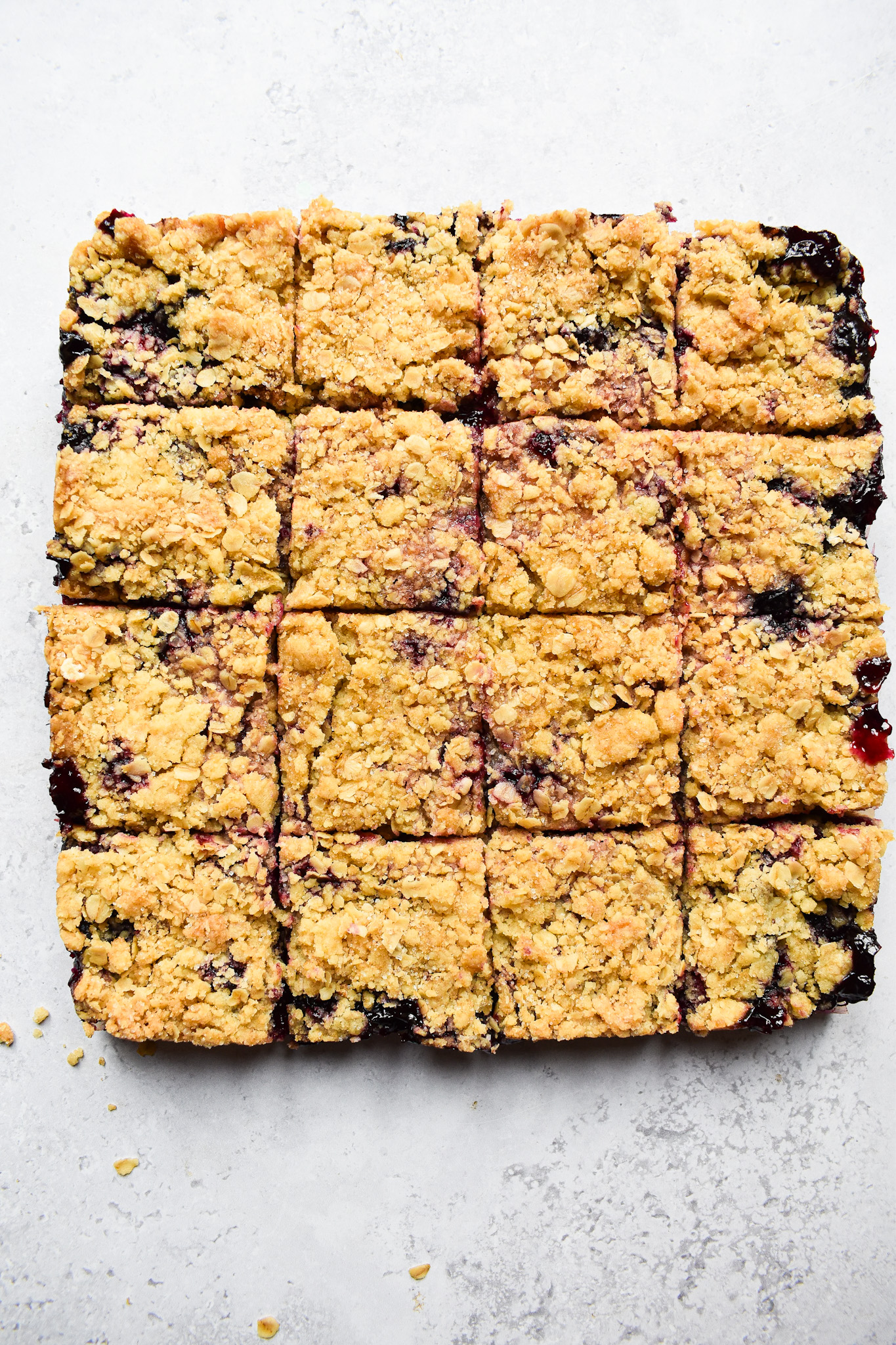 blueberry oat bars