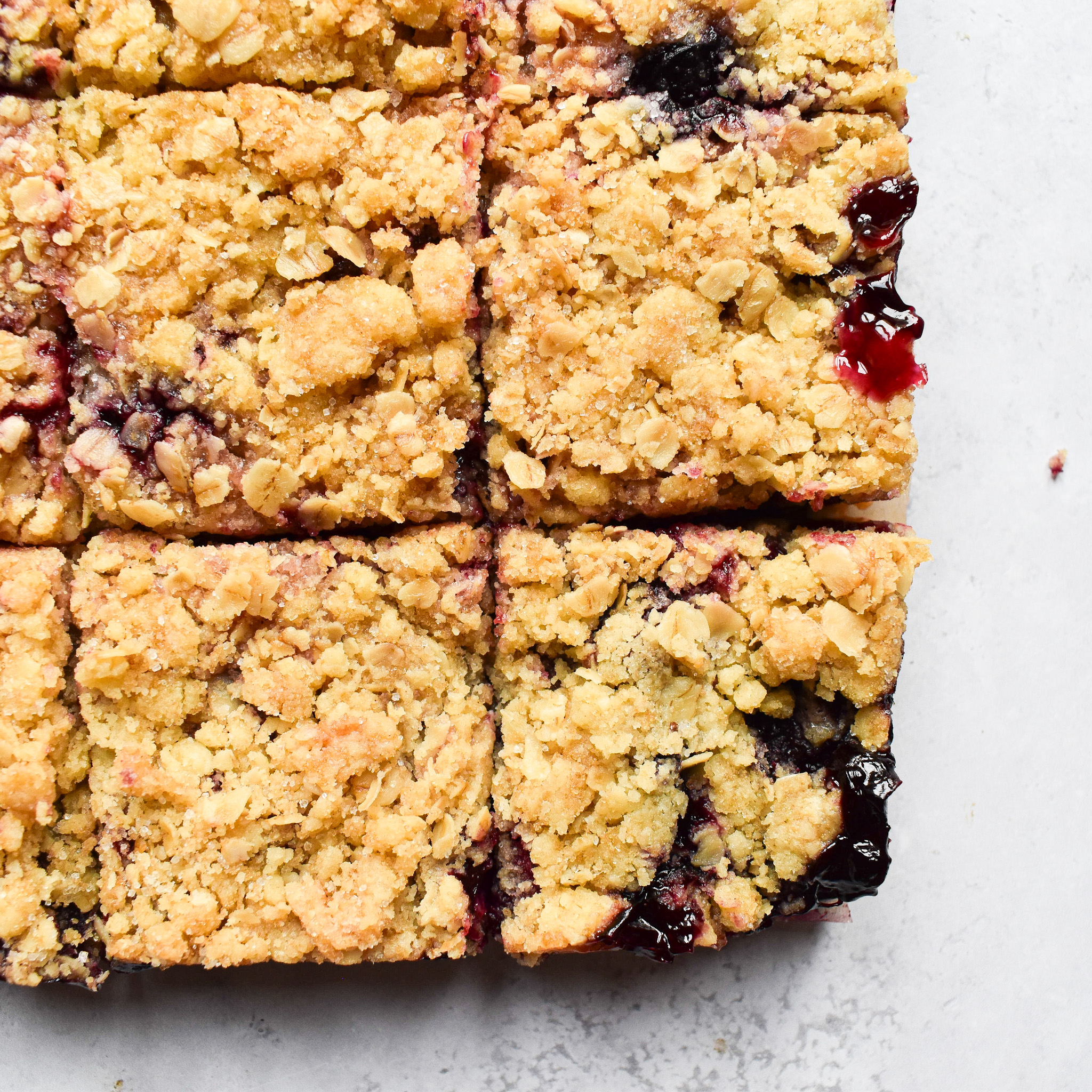 blueberry oat bars