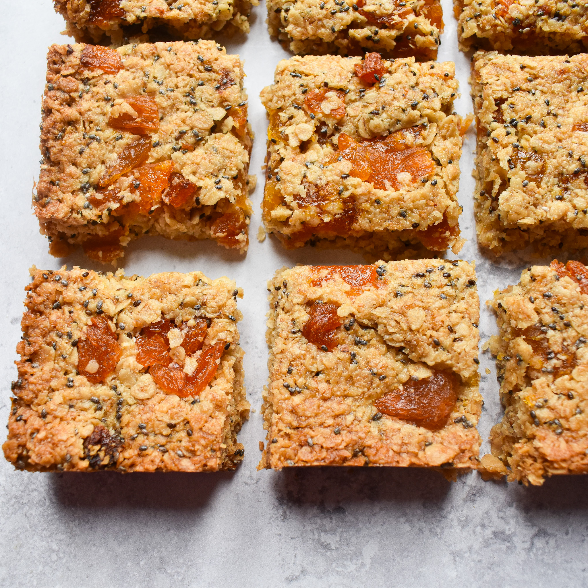 Apricot Flapjack Oat Bars