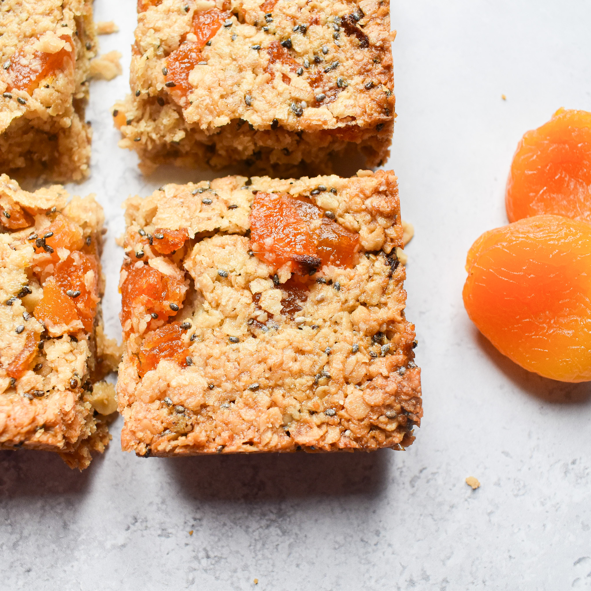 Apricot Flapjack Oat Bars