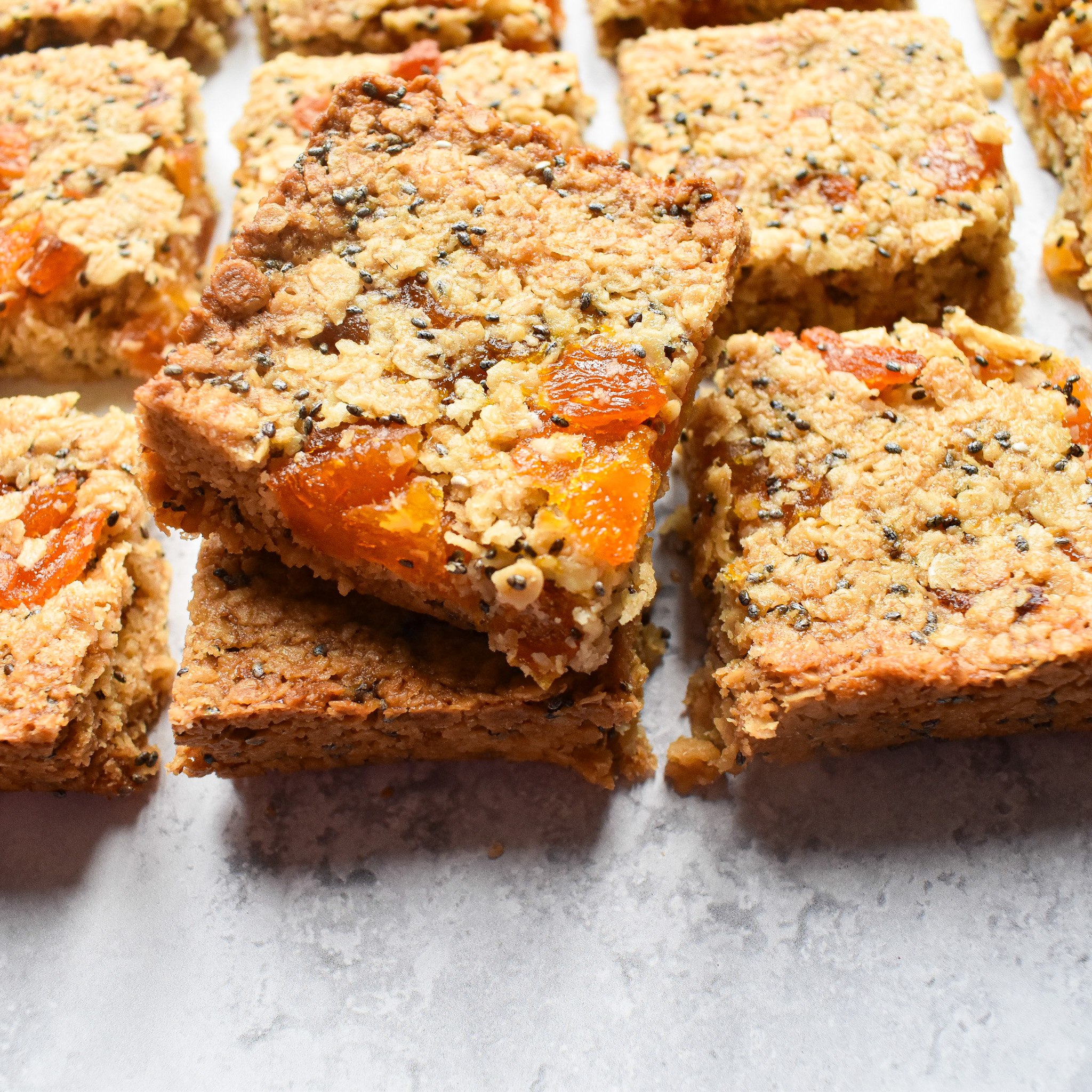 Apricot Flapjack Oat Bars