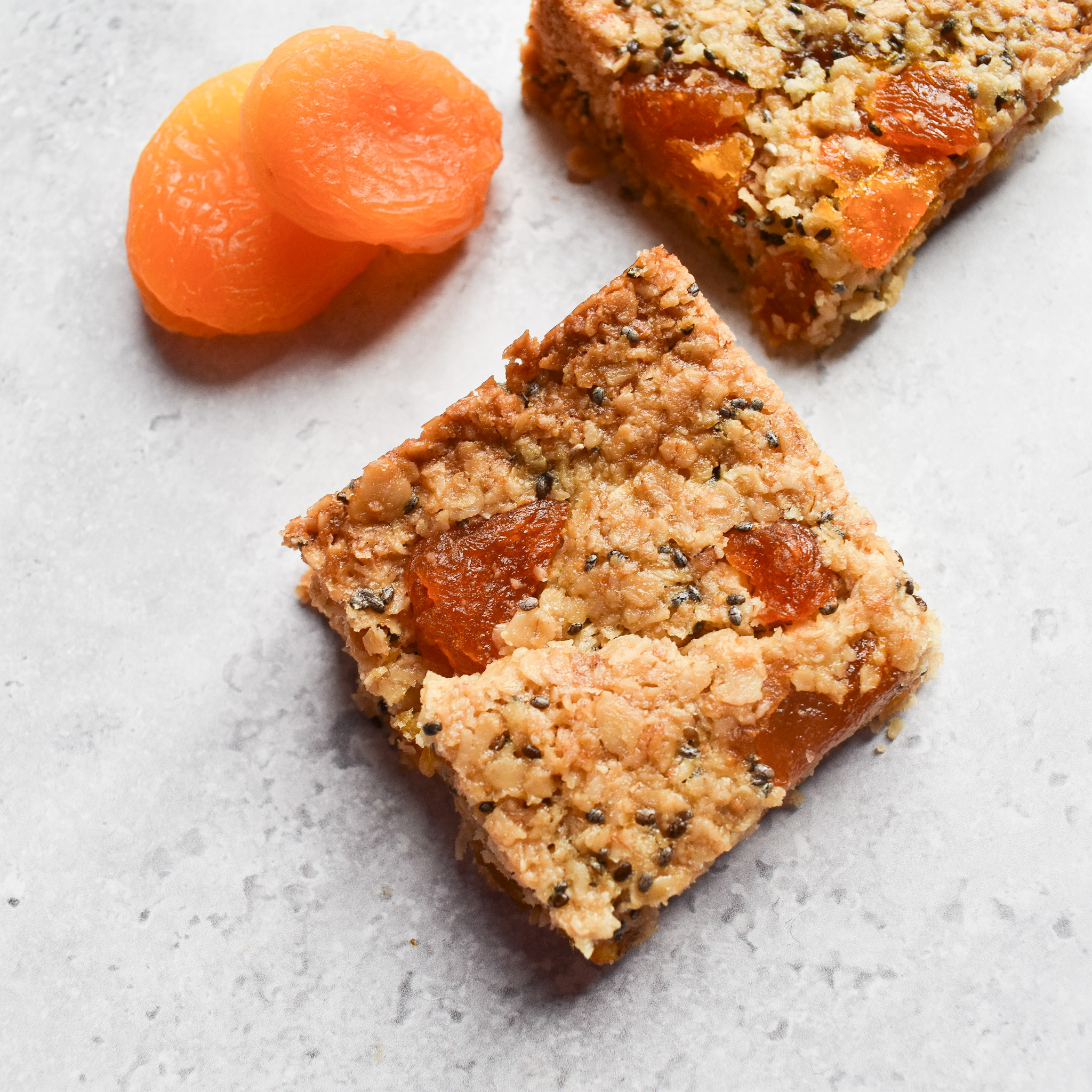 Apricot Flapjack Oat Bars