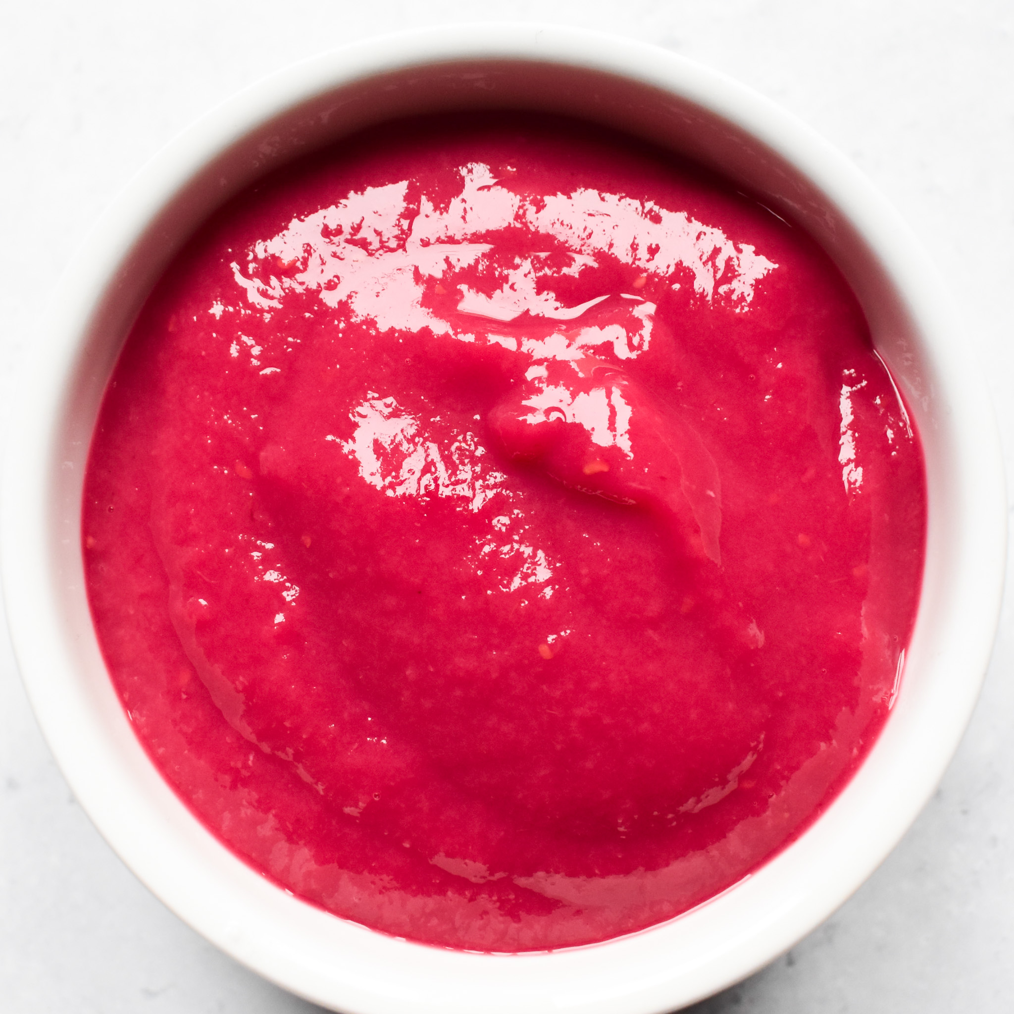 Reduced raspberry puree