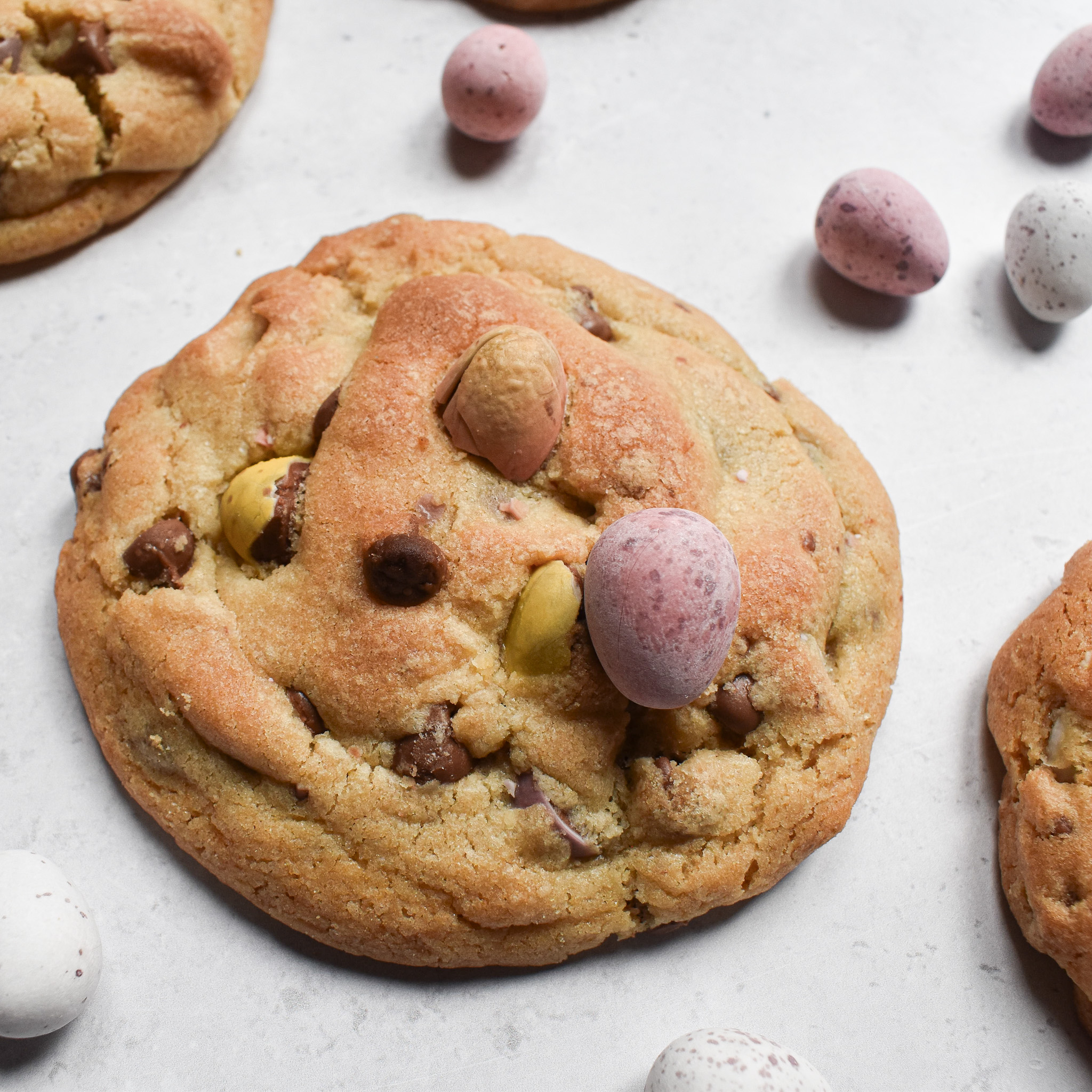 Chunky Mini Egg Cookies