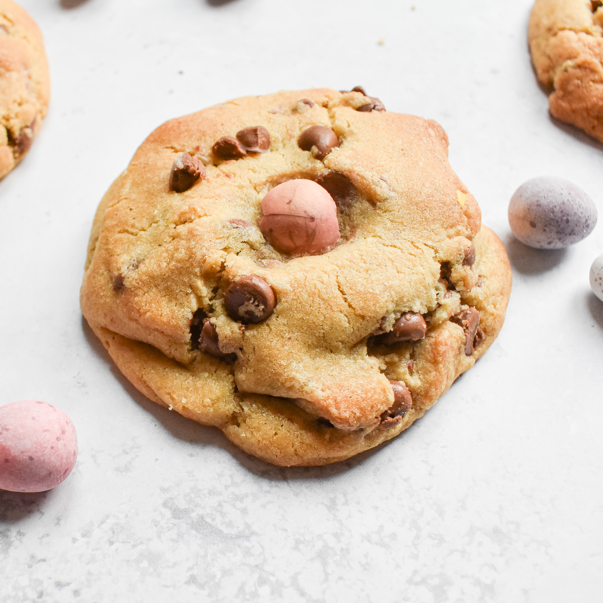 Chunky Mini Egg Cookies