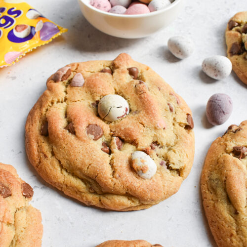 Chunky Mini Egg Cookies