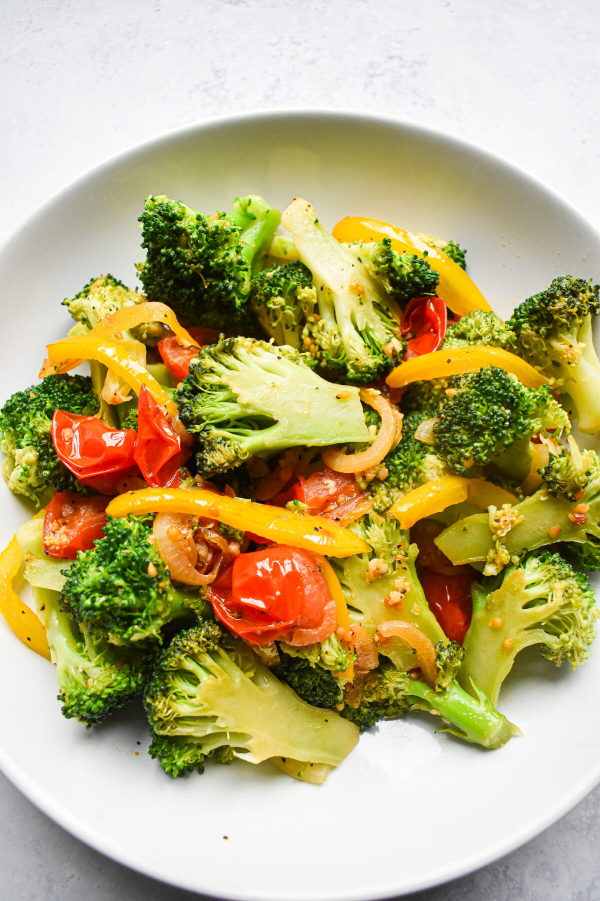 broccoli and tomatoes