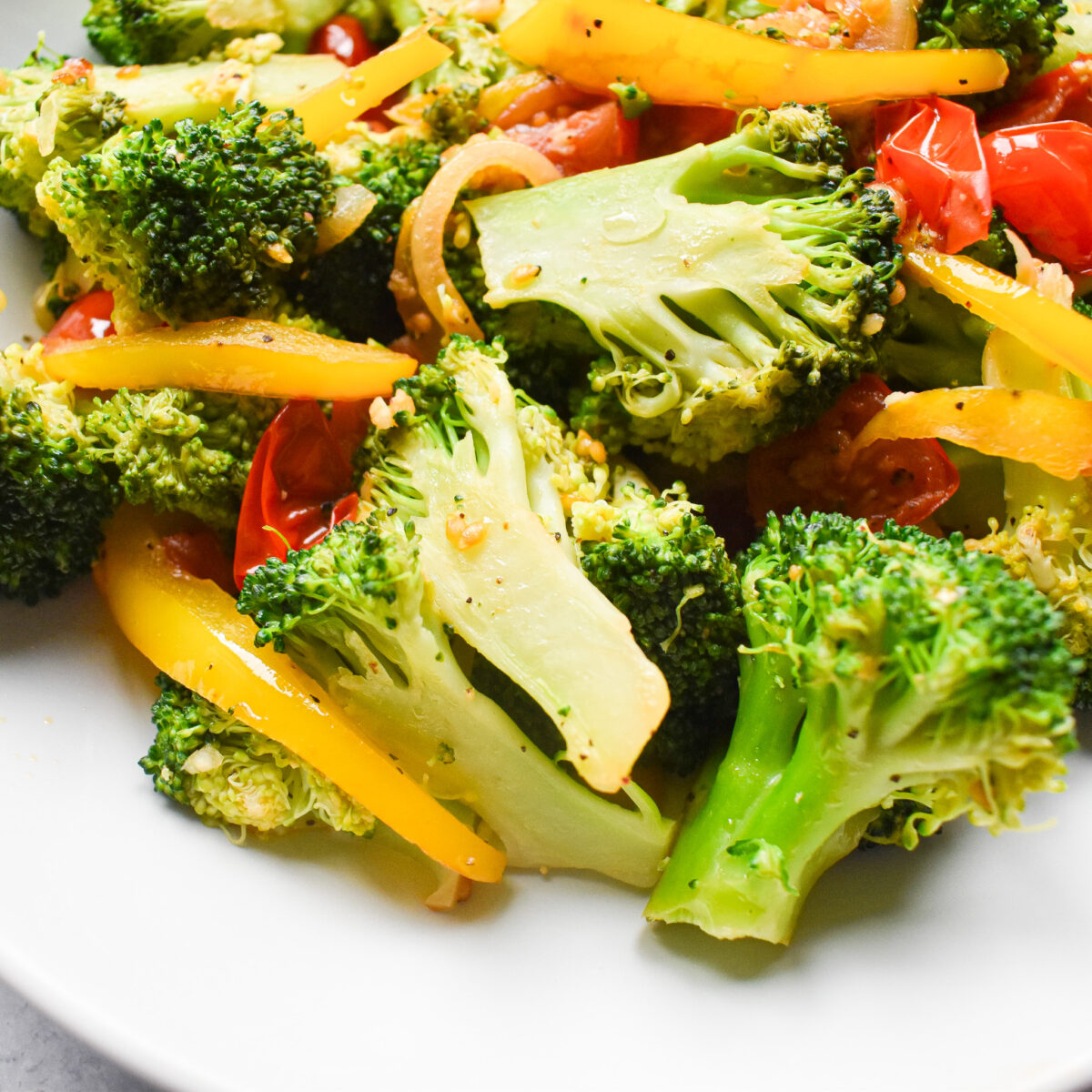 broccoli and tomatoes